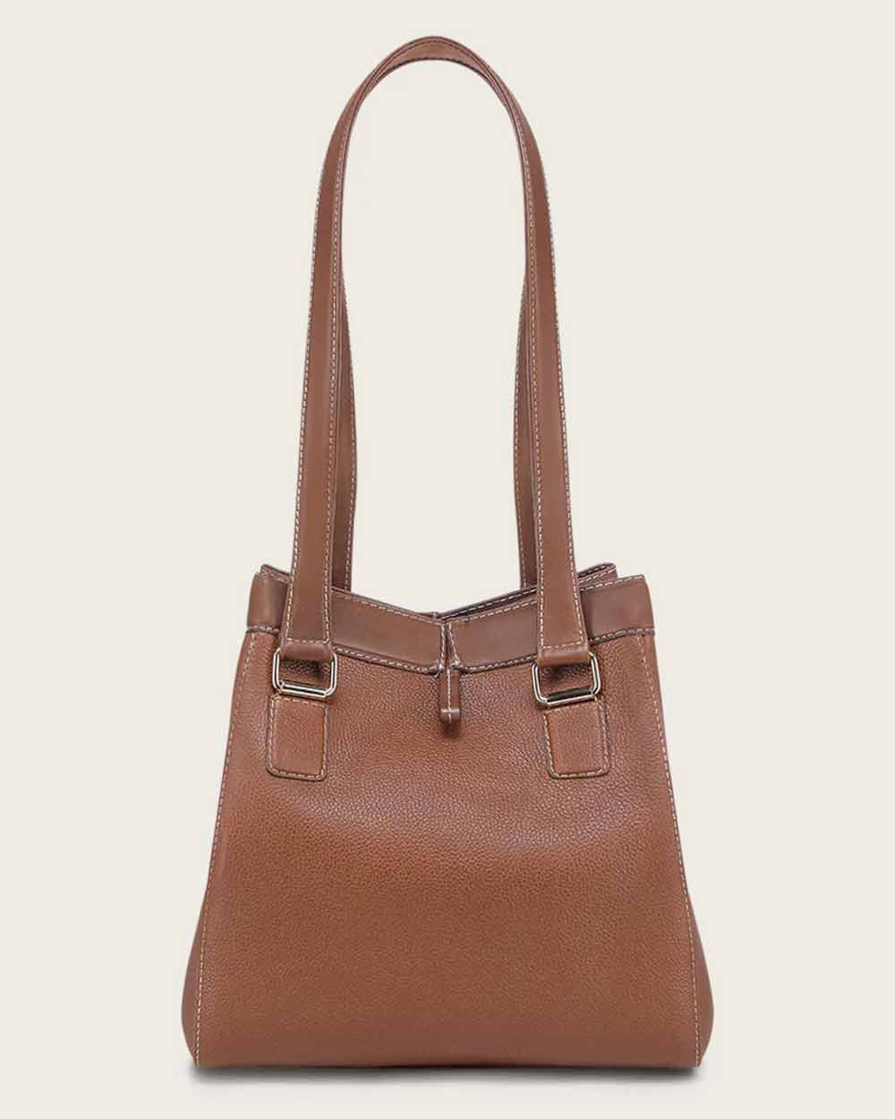 Honey python top handle handbag