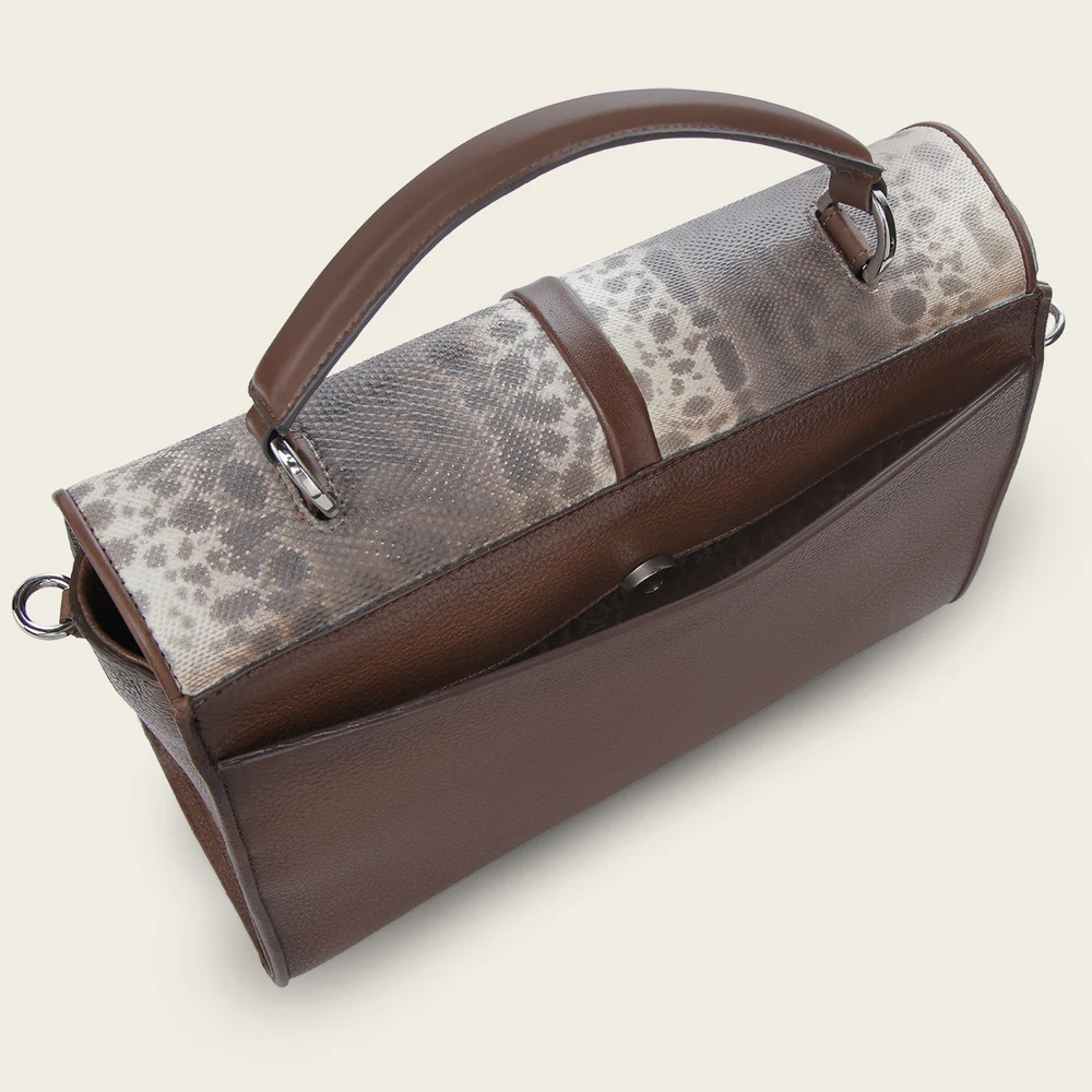 Brown Carunga top handle elegant handbag 9 Brown Carunga top handle elegant handbag