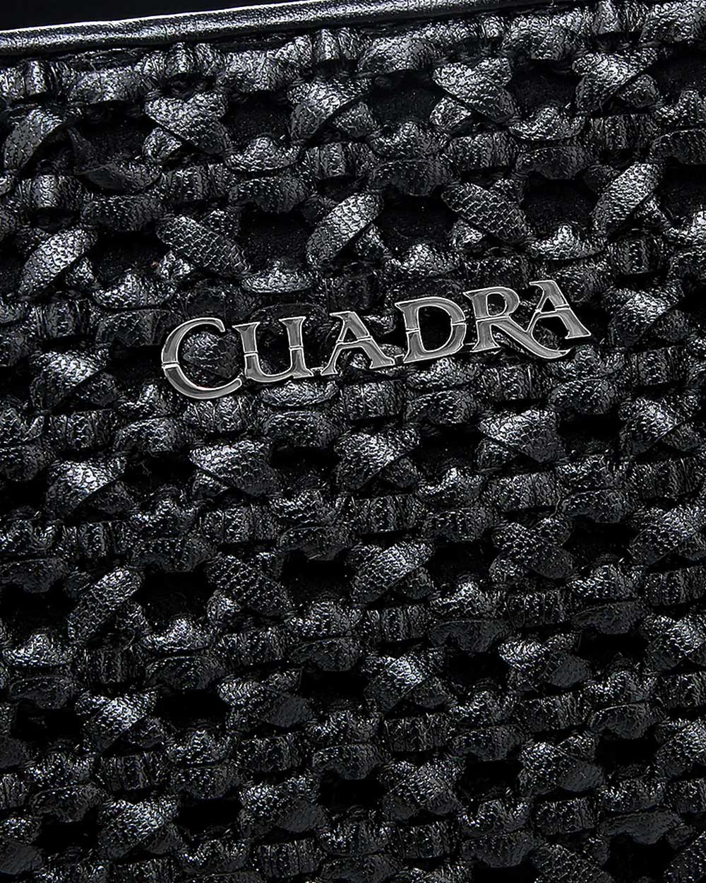 Black braided decorated top handle handbag 3 Black braided decorated top handle handbag