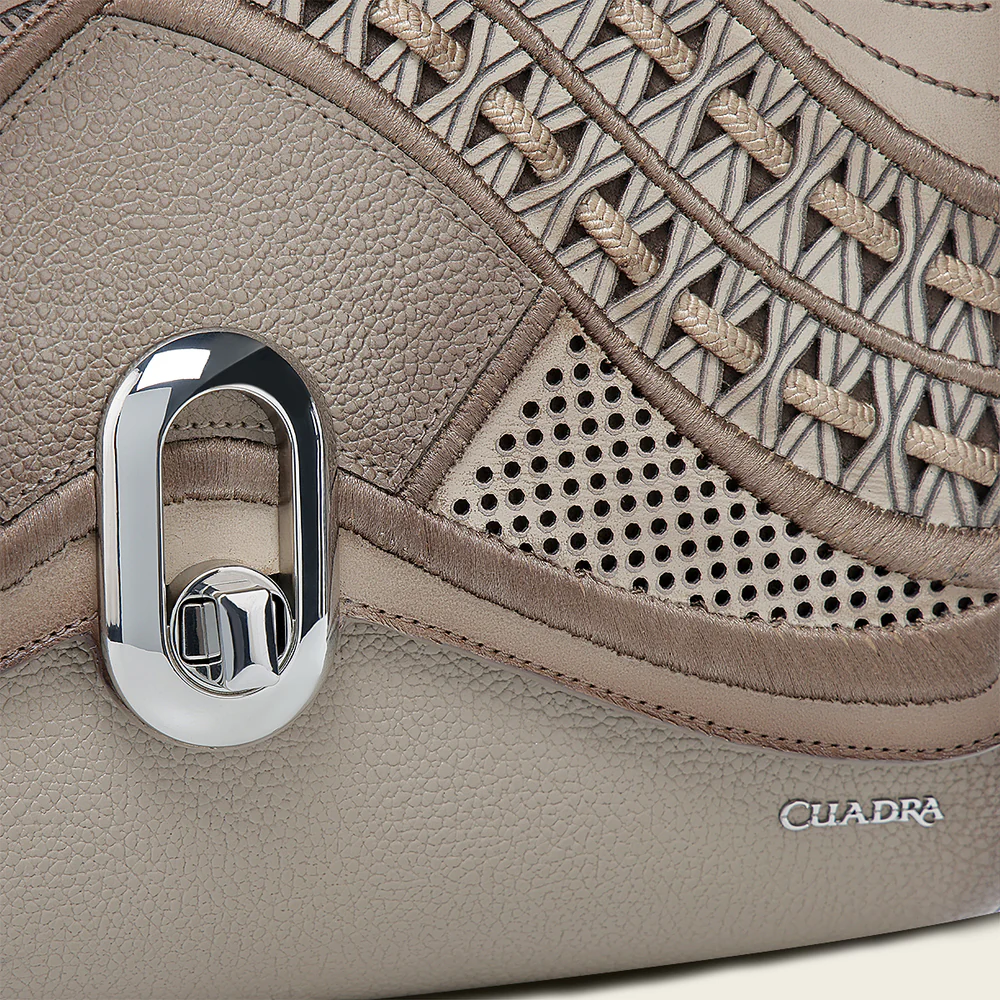 Luxury Women´s Beige Shoulder Bag in Bovine Leather 13 Luxury Women´s Beige Shoulder Bag in Bovine Leather