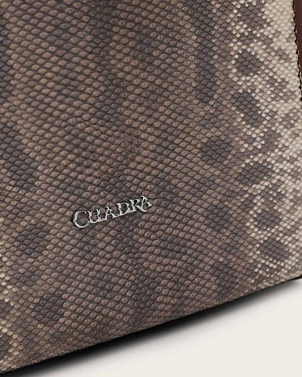 Grey Carunga top handle handbag