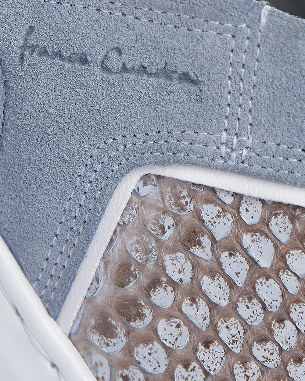 Blue and grey python sneaker 3 Blue and grey python sneaker