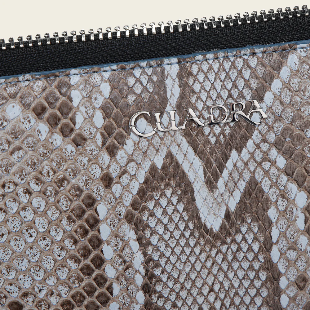 Luxury Women’s Blue Python Leather Wallet