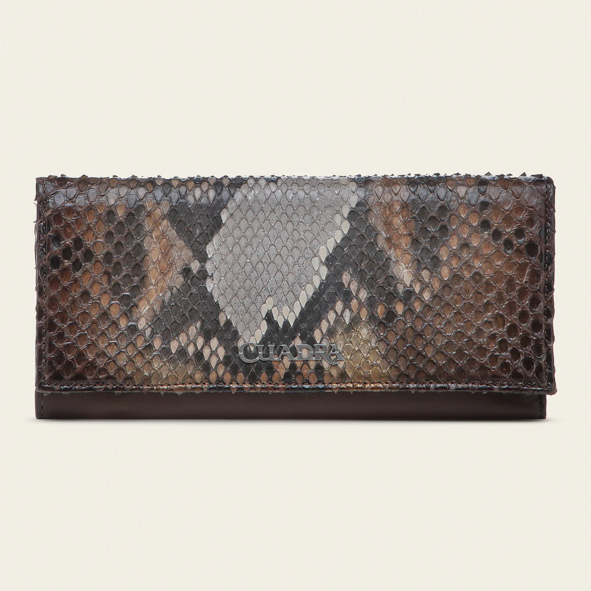 Honey python trifold wallet