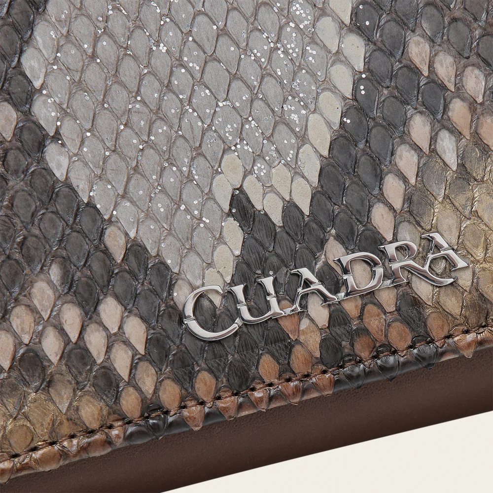 Honey python trifold wallet