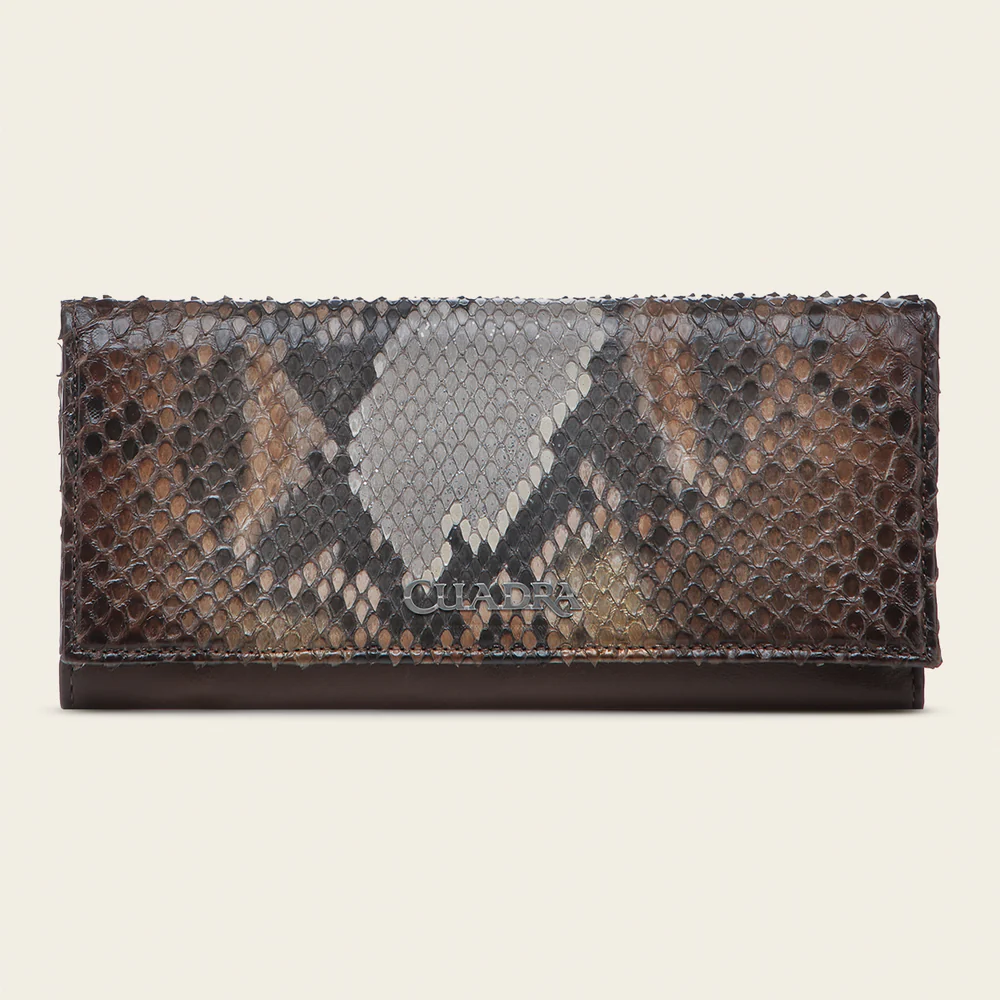 Honey python trifold wallet