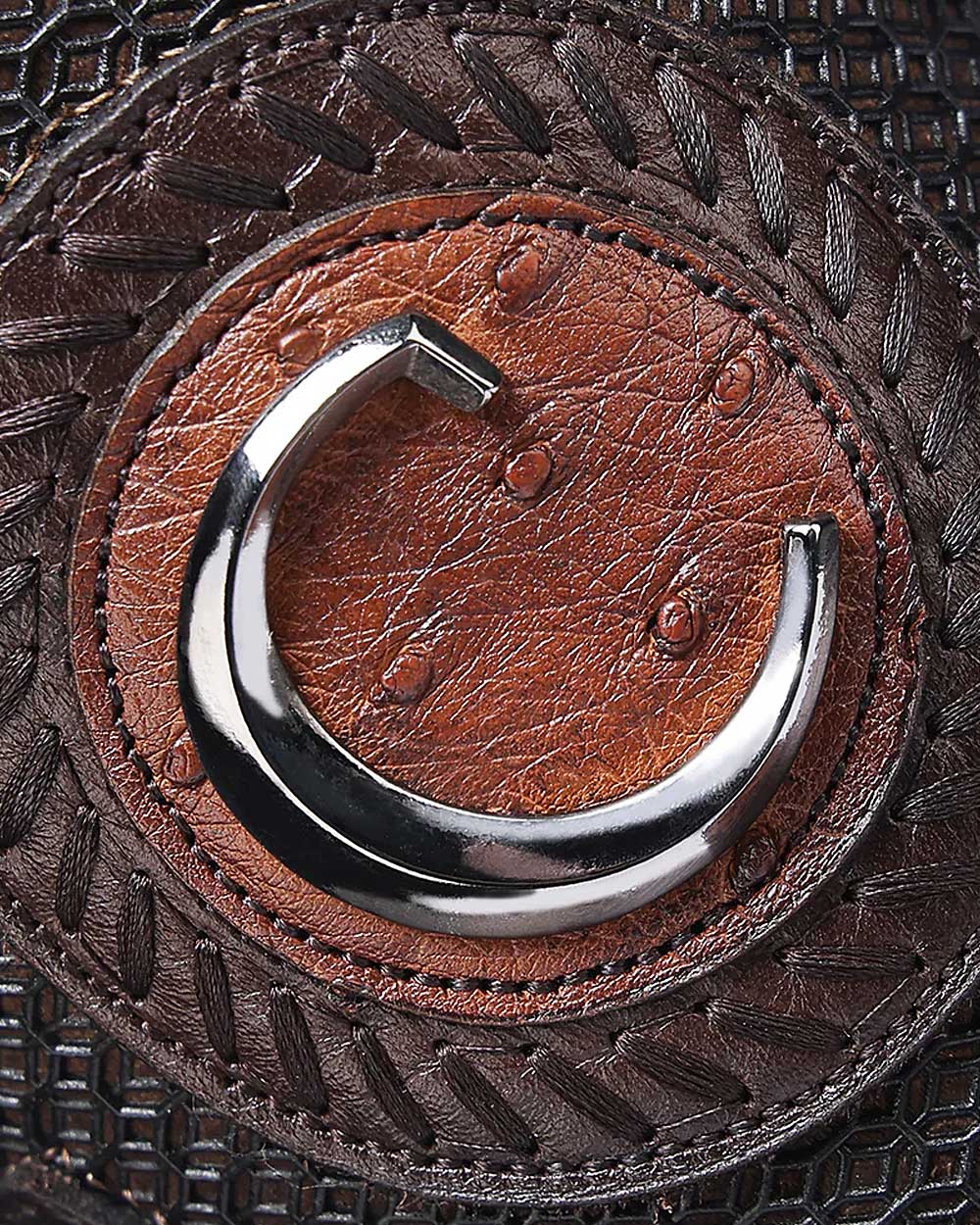 Western rodeo honey ostrich boot