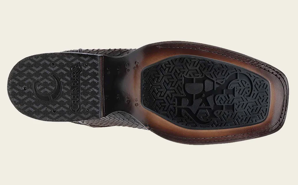 Western rodeo honey python boot