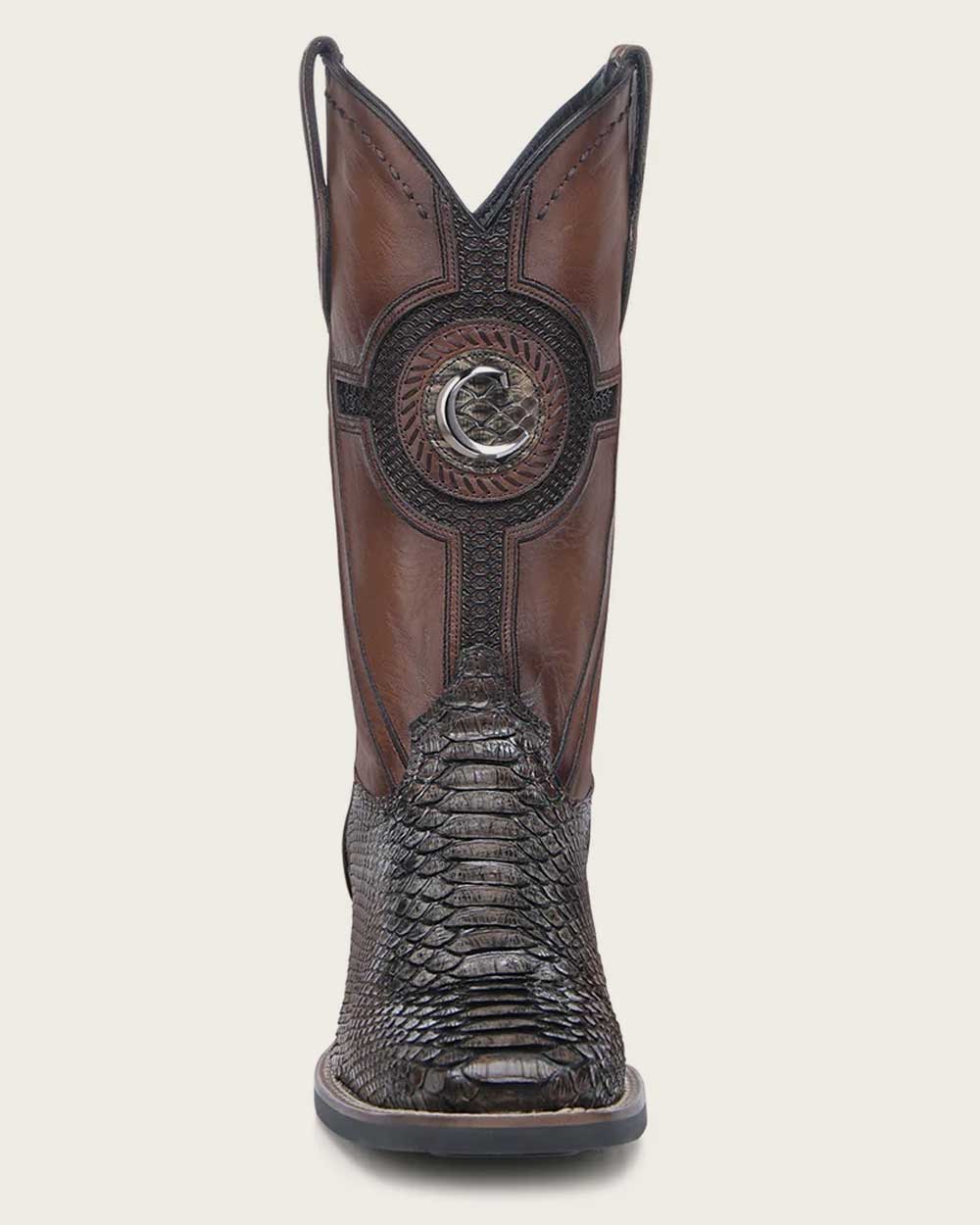 Western rodeo honey python boot