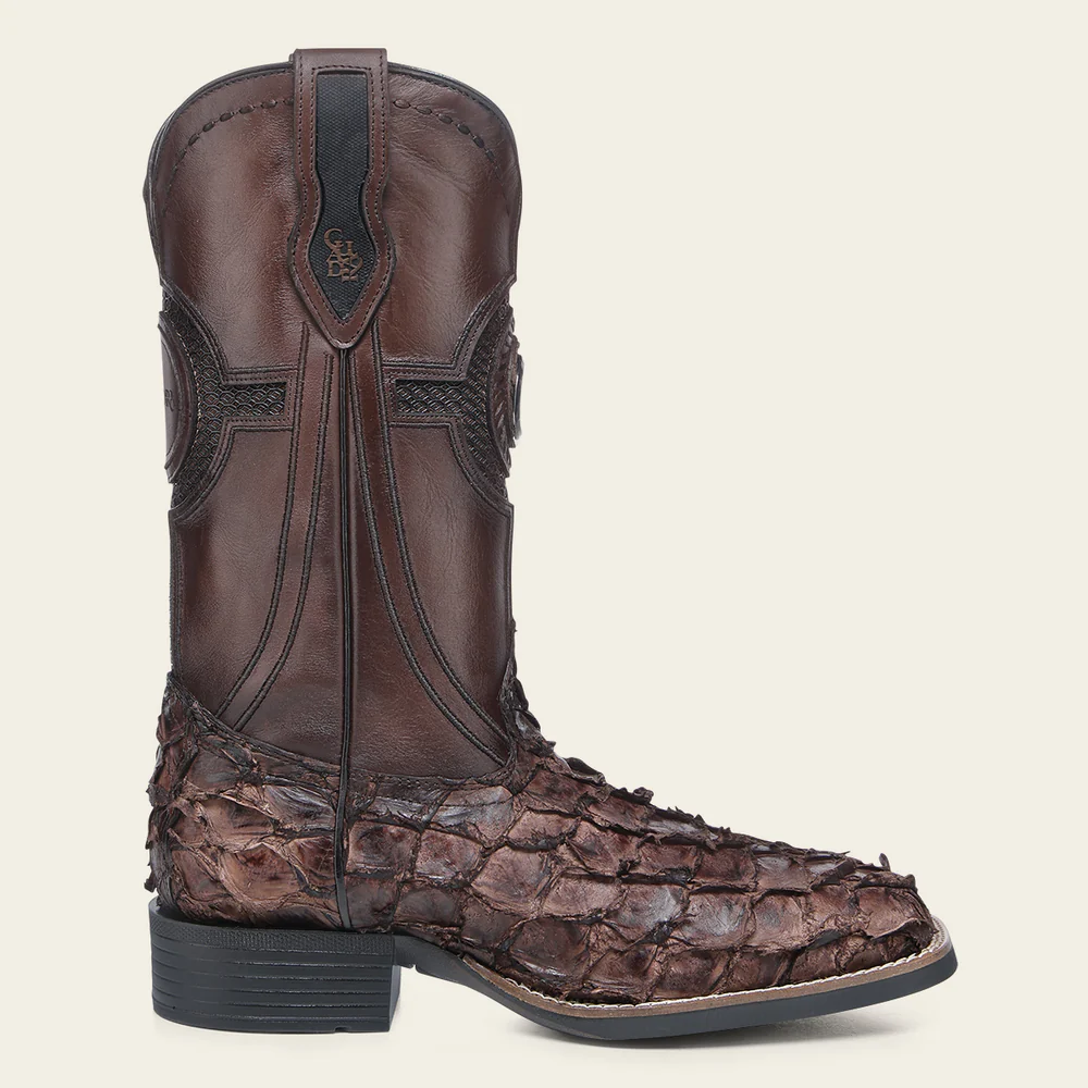 Luxury Honey Rodeo Boot in Genuine Poisson and Bovine Leather 16 Luxury Honey Rodeo Boot in Genuine Poisson and Bovine Leather