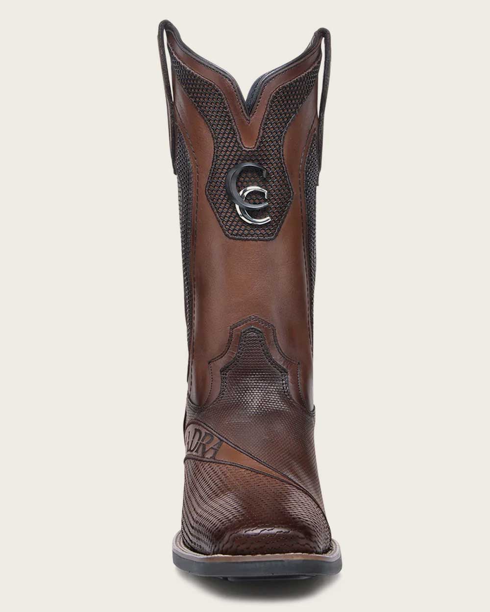 Western rodeo honey brown bovine boot