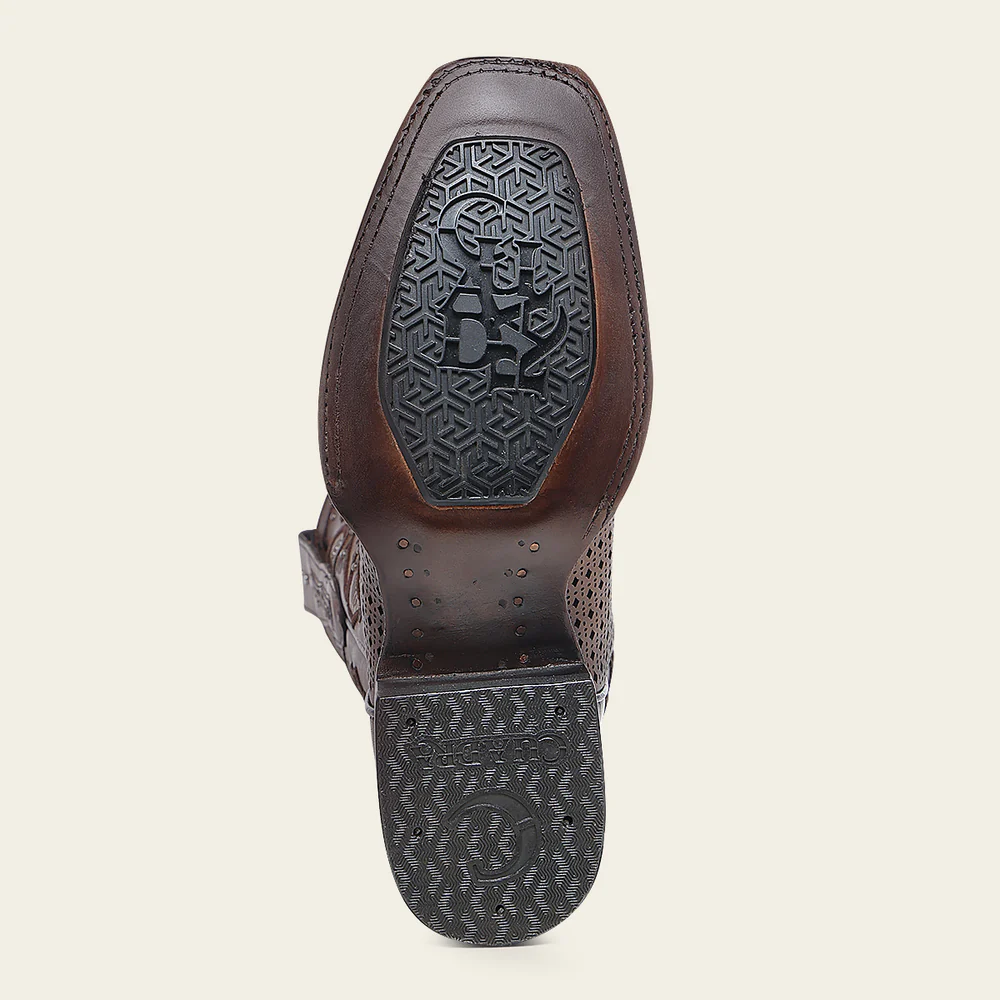 Western Rodeo Light Brown Bovine Boot