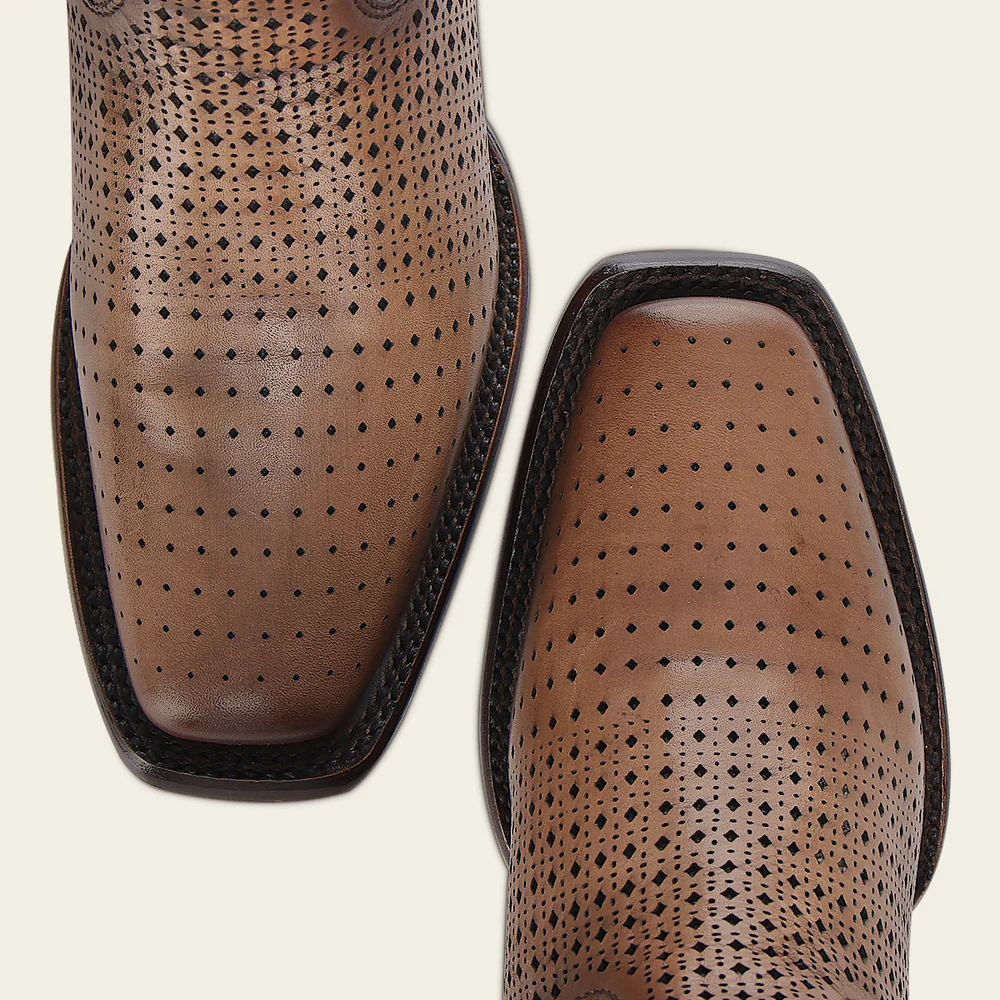 Western Rodeo Light Brown Bovine Boot