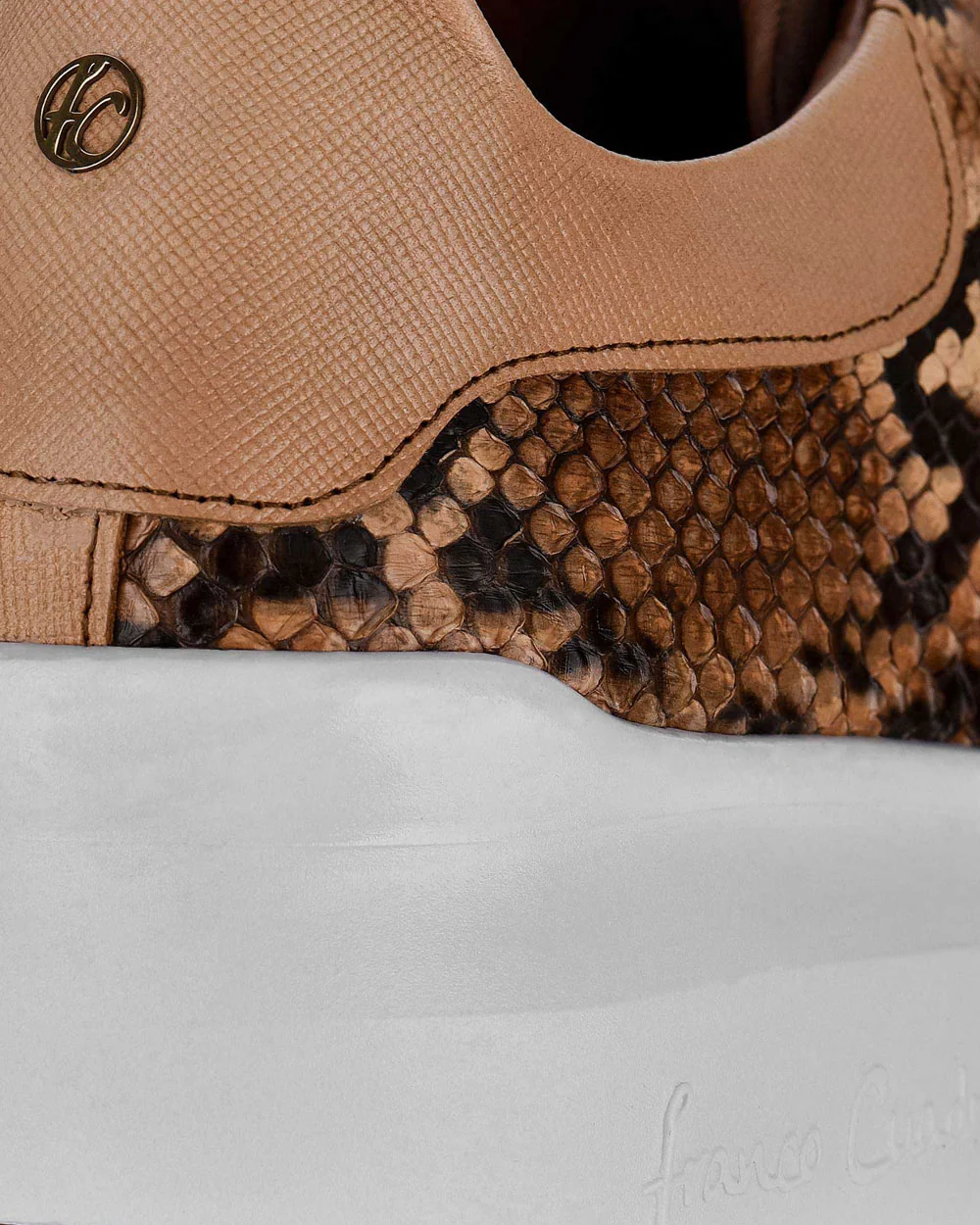 Sneakers brown full exotic leather 3 Sneakers brown full exotic leather