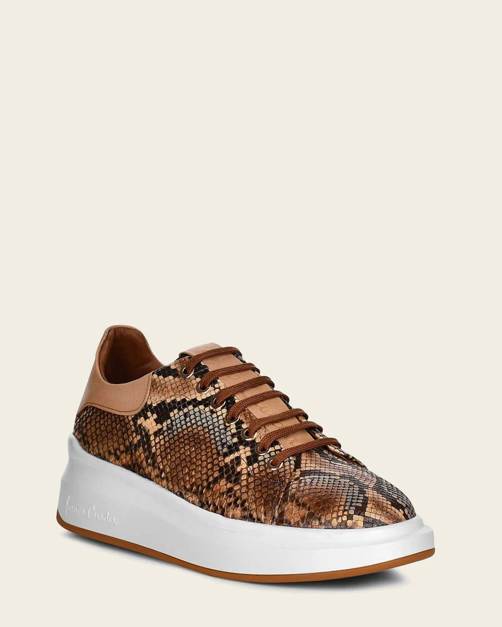 Sneakers brown full exotic leather 4 Sneakers brown full exotic leather