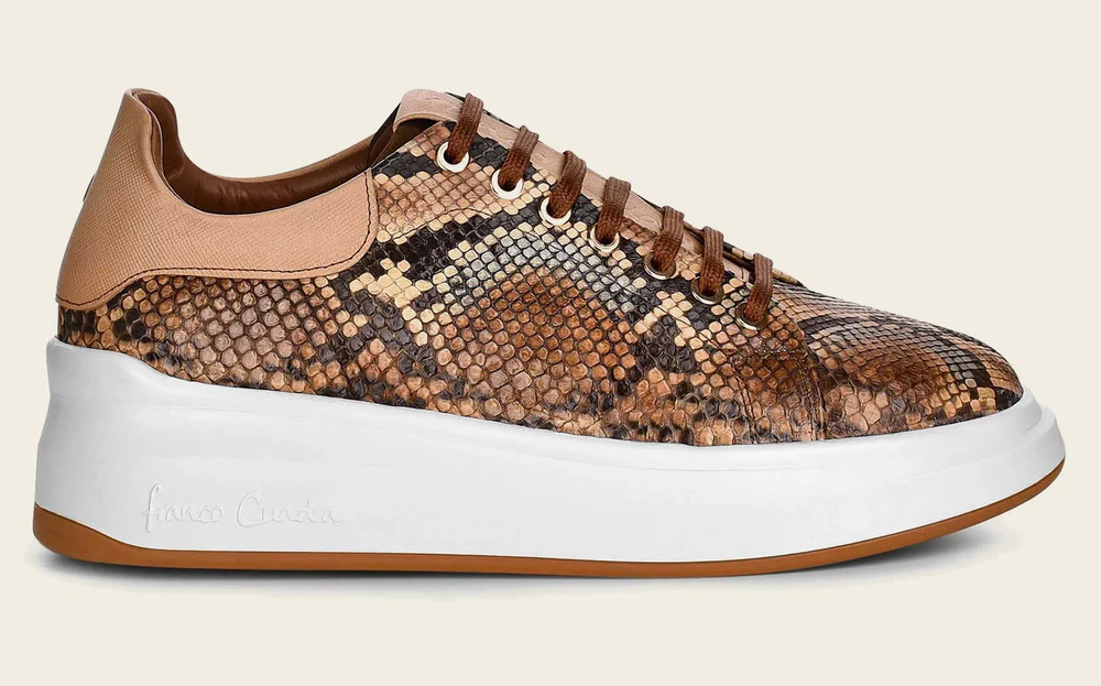 Sneakers brown full exotic leather 8 Sneakers brown full exotic leather