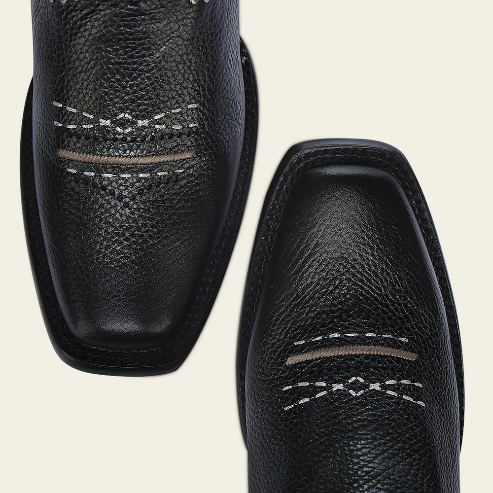 Western rodeo black bovine boot 21 Western rodeo black bovine boot