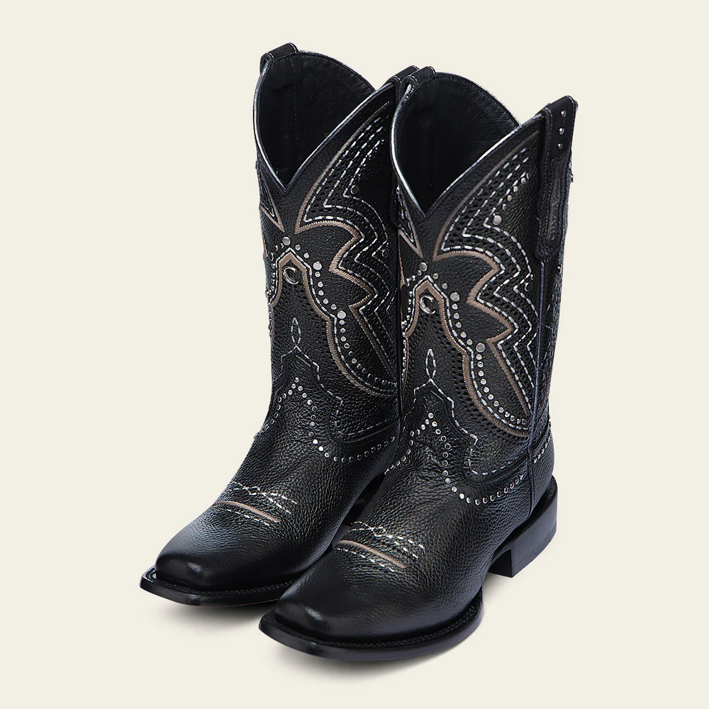 Western rodeo black bovine boot 22 Western rodeo black bovine boot