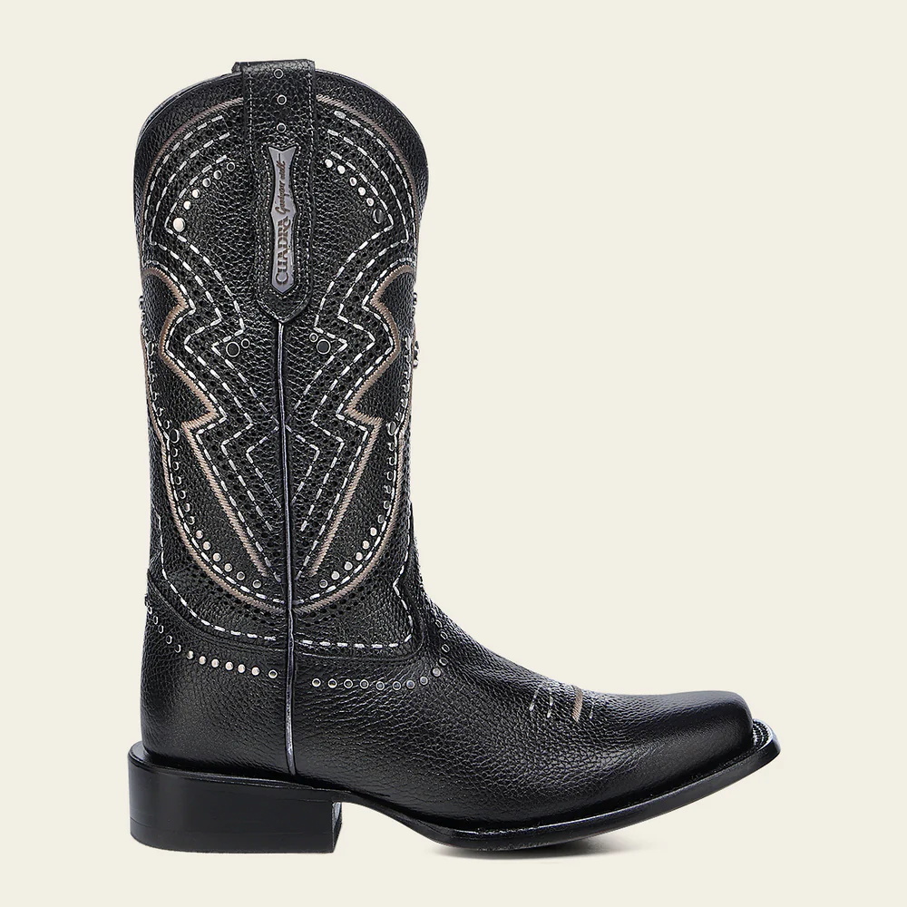 Western rodeo black bovine boot 5 Western rodeo black bovine boot