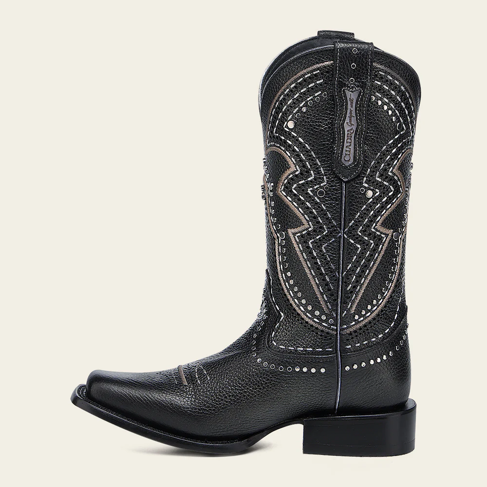 Western rodeo black bovine boot 6 Western rodeo black bovine boot