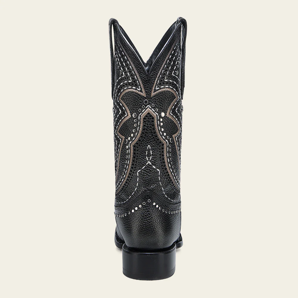 Western rodeo black bovine boot 8 Western rodeo black bovine boot