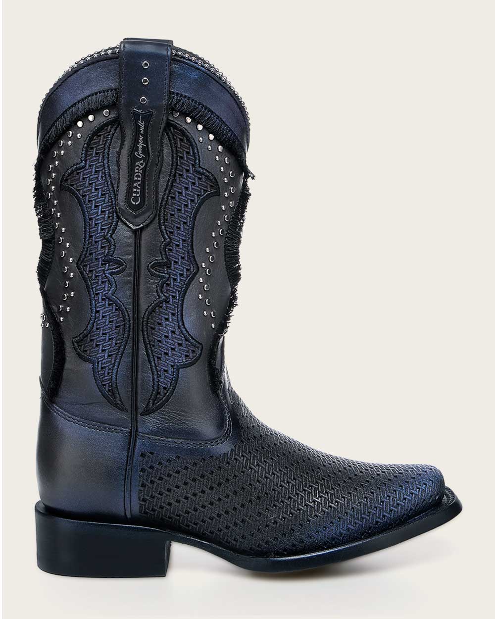 Western Rodeo Black and Blue Bovine Boot 15 Western Rodeo Black and Blue Bovine Boot