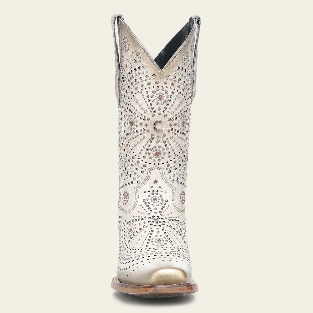 Western Rodeo Bone Bovine Boot