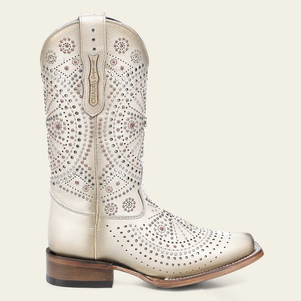 Western Rodeo Bone Bovine Boot