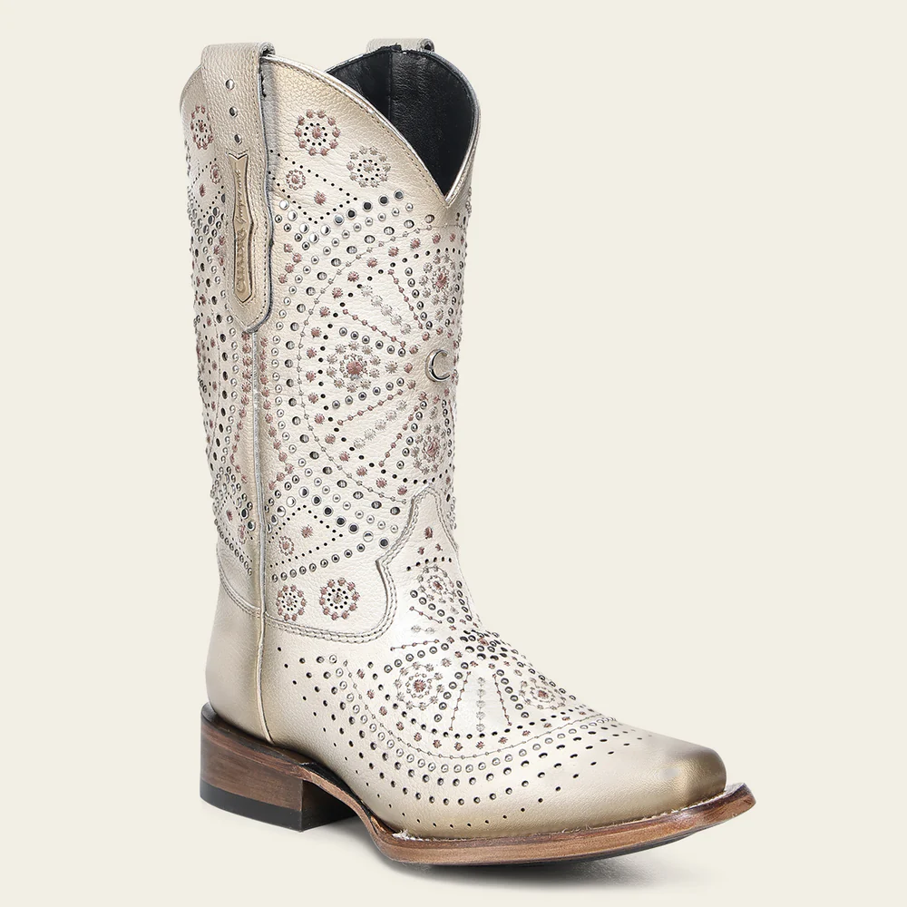 Western Rodeo Bone Bovine Boot