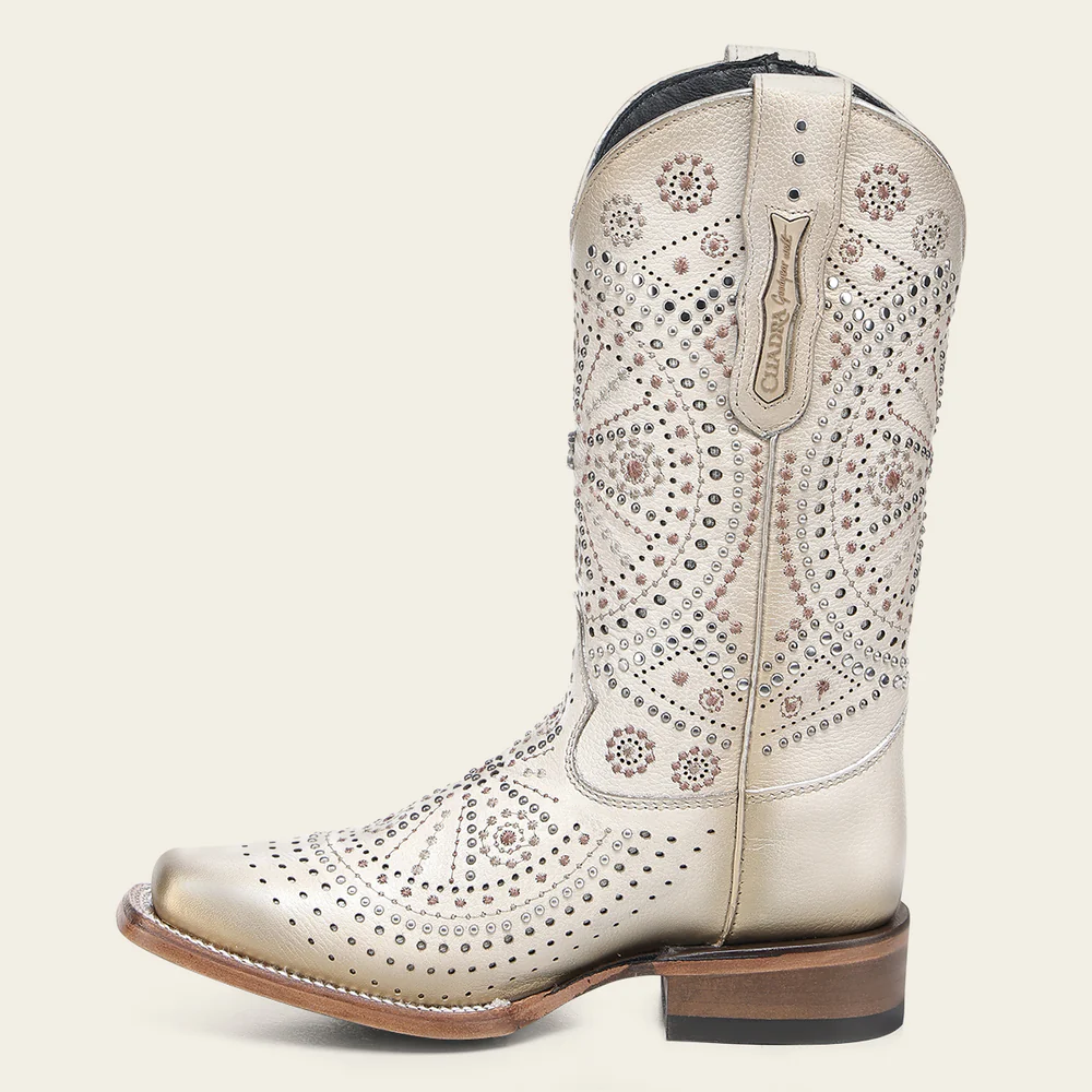 Western Rodeo Bone Bovine Boot
