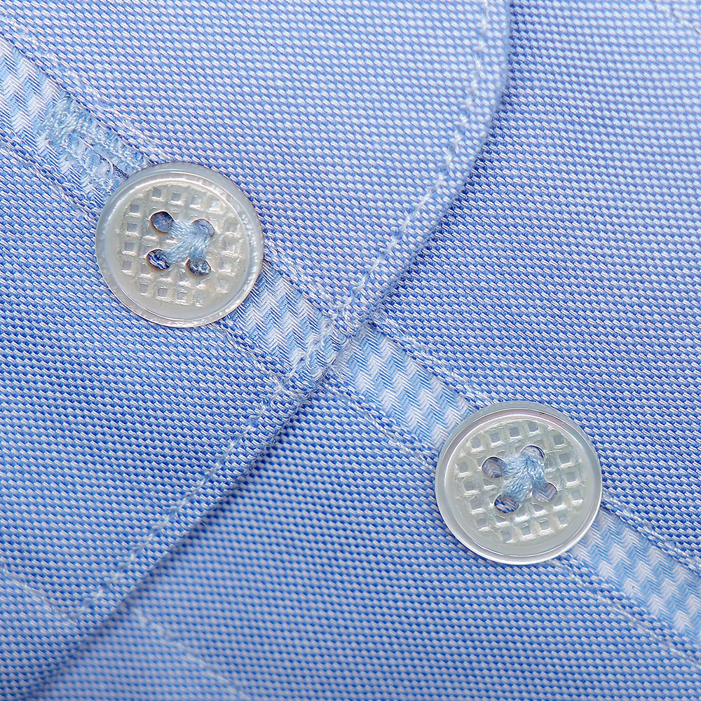 Cuadra Elegant Men’s Premium Cotton Solid Blue Shirt