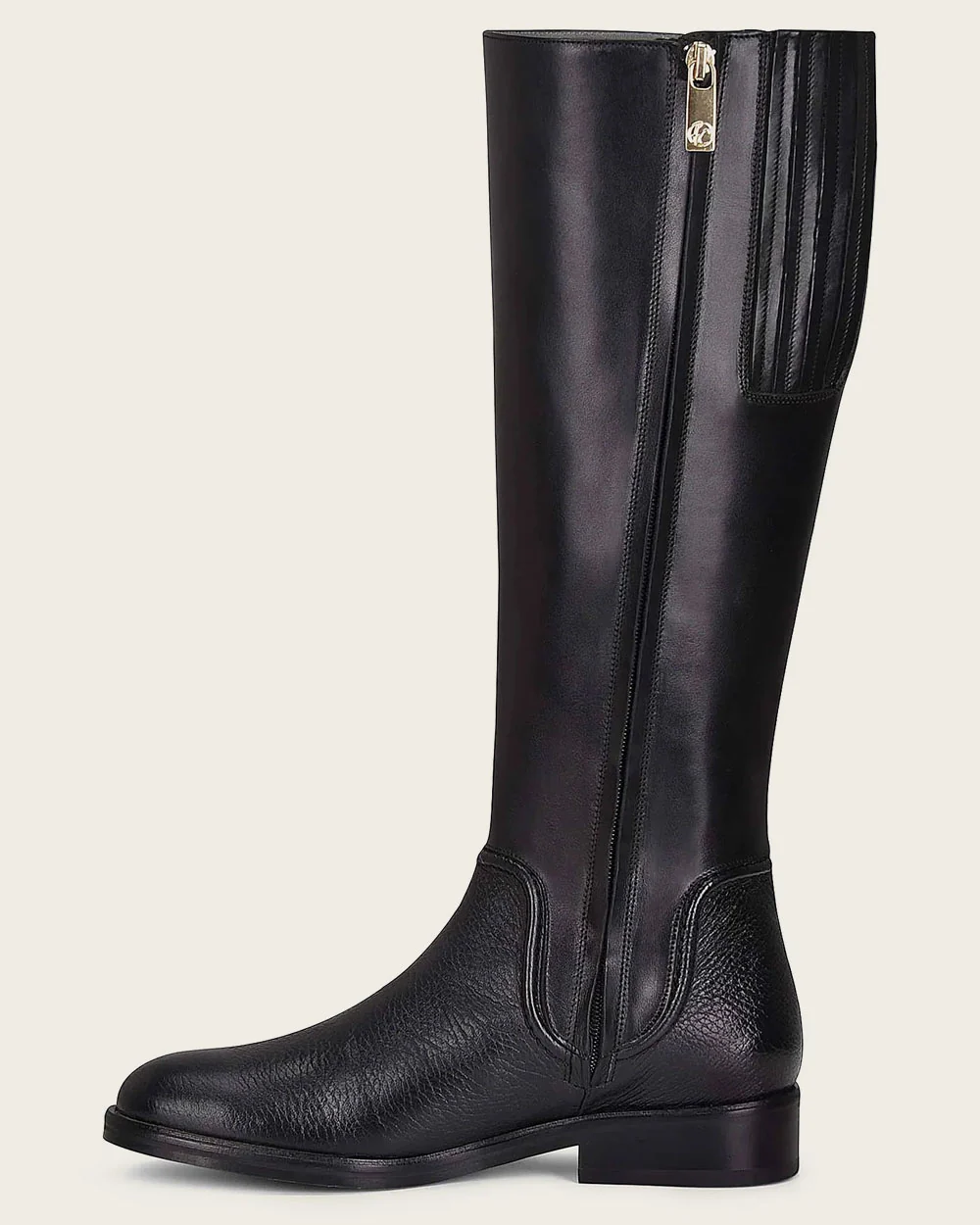 Riding style black deer boot 13 Riding style black deer boot