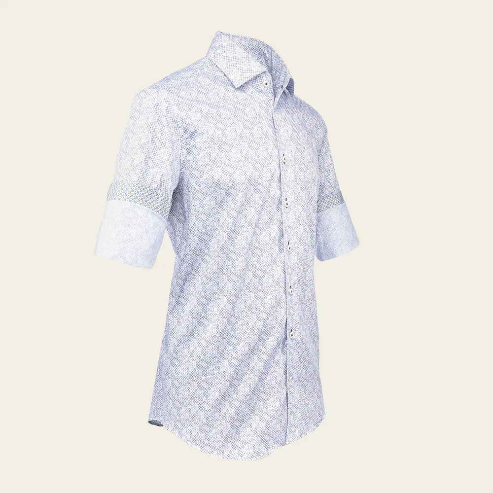 Cuadra Men’s Casual Multi-Print Cotton Shirt – Lightweight Comfort & Modern Style