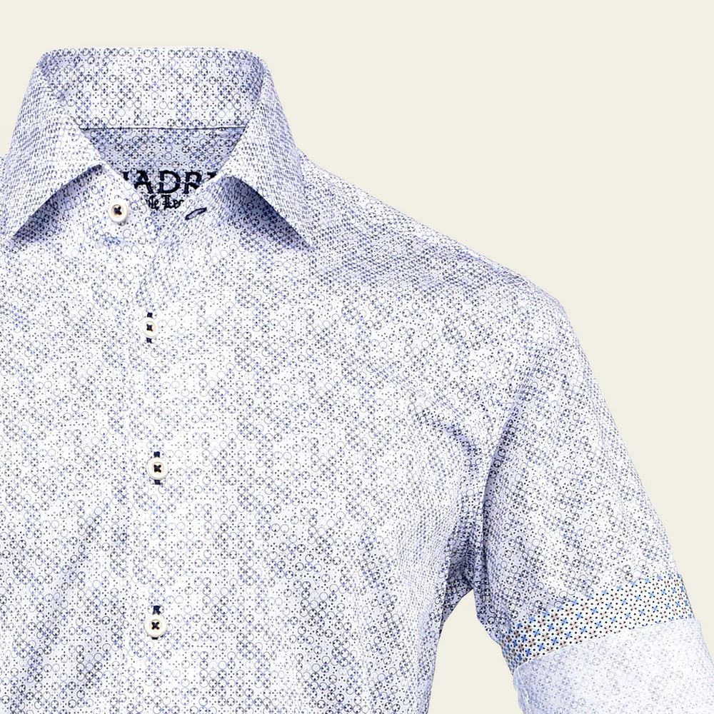 Cuadra Men’s Casual Multi-Print Cotton Shirt – Lightweight Comfort & Modern Style