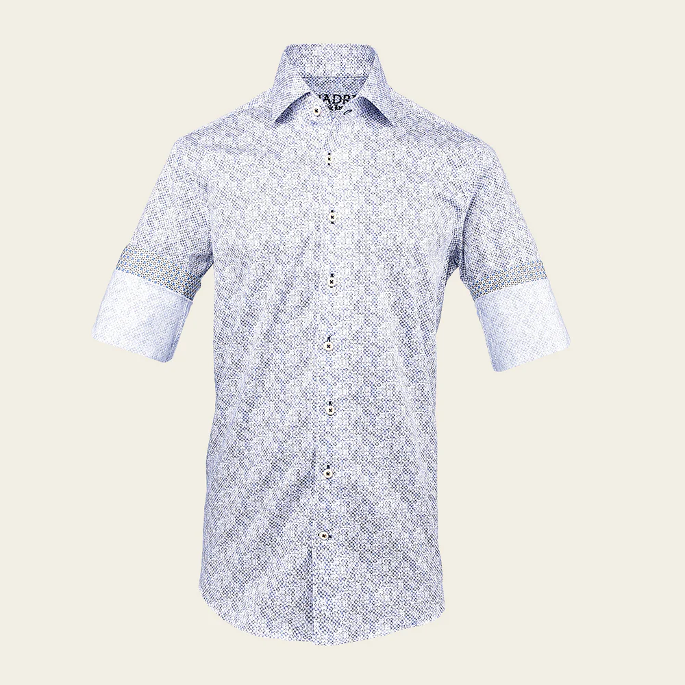 Cuadra Men’s Casual Multi-Print Cotton Shirt – Lightweight Comfort & Modern Style