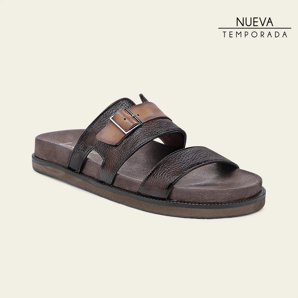 Honey brown bovine sandal 3 Honey brown bovine sandal