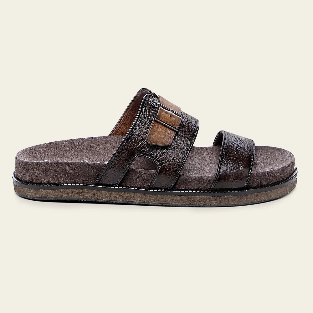 Honey brown bovine sandal 5 Honey brown bovine sandal