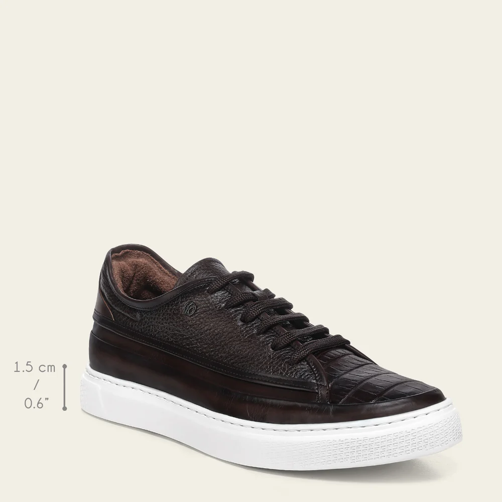 Brown ultra exotic sneaker