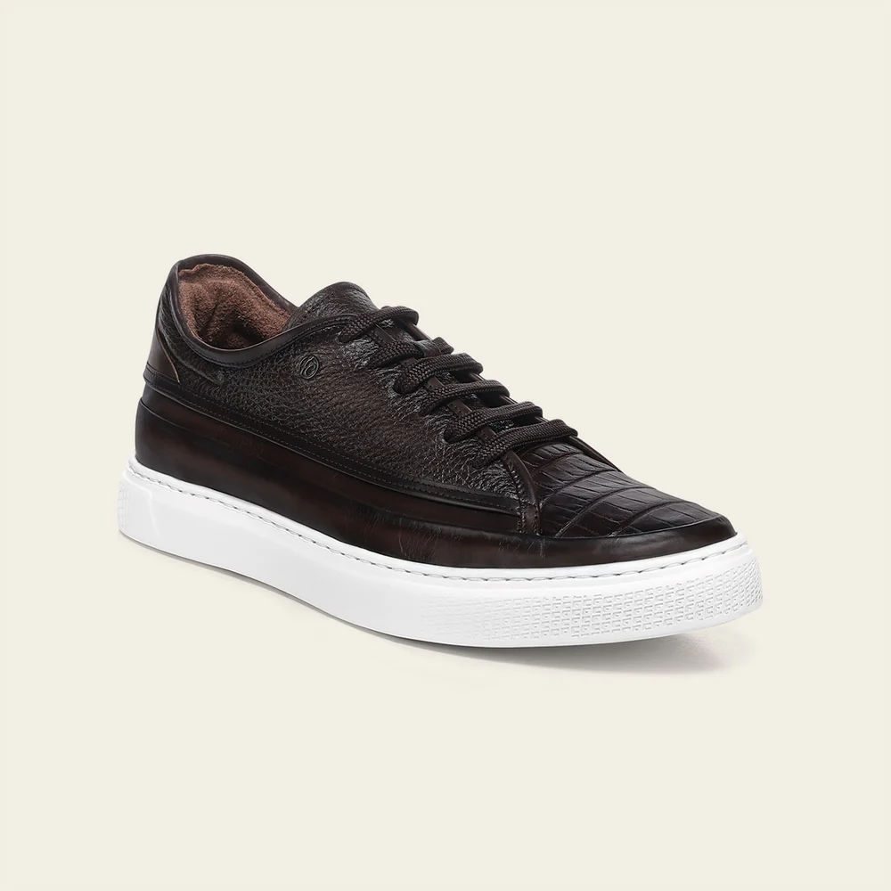 Brown ultra exotic sneaker