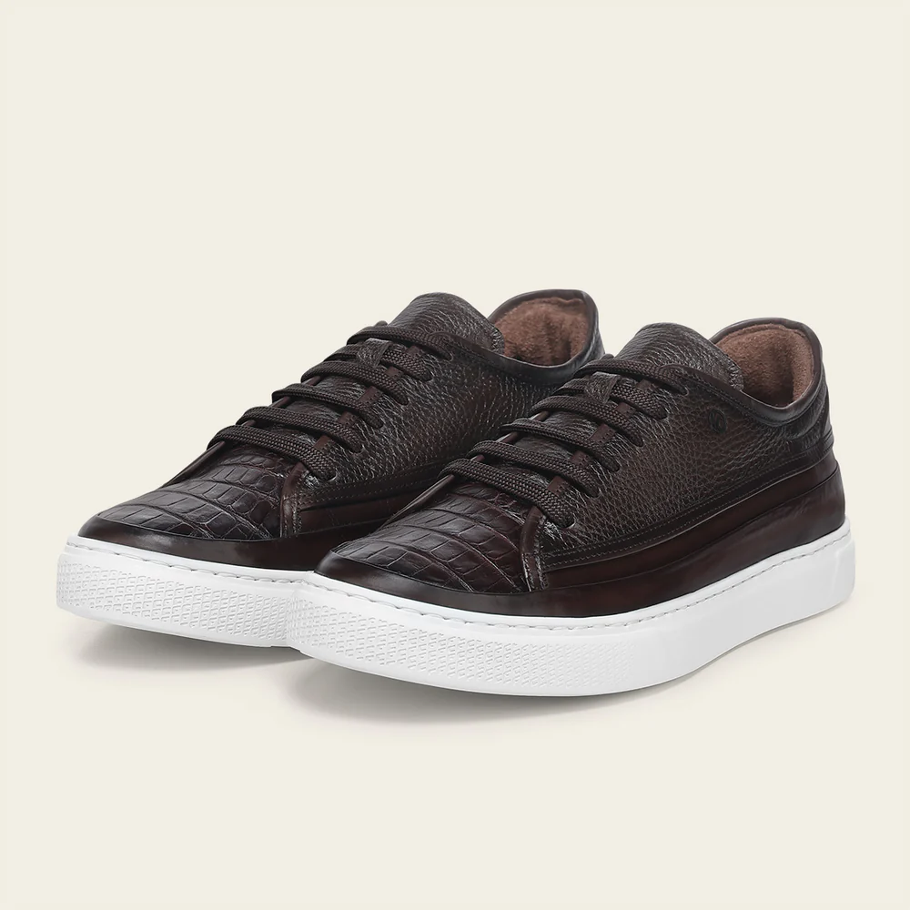 Brown ultra exotic sneaker