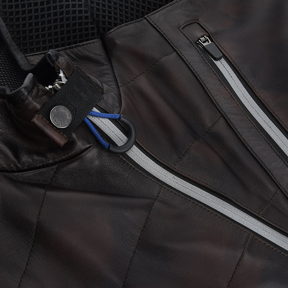 Cuadra Brown Casual Fashion Lambskin Leather Vest 3 Cuadra Brown Casual Fashion Lambskin Leather Vest