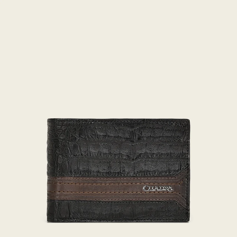 Men’s Genuine Fuscus Black Leather Bifold Wallet with Detachable Card Holder 11 Men’s Genuine Fuscus Black Leather Bifold Wallet with Detachable Card Holder