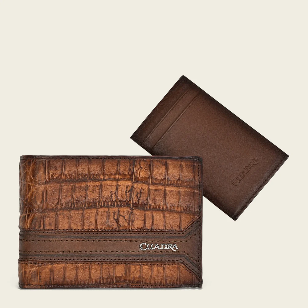 Bifold Honey Wallet in Genuine Fuscus with Card Holder 10 Bifold Honey Wallet in Genuine Fuscus with Card Holder