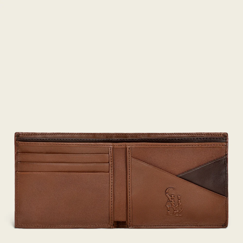 Bifold Honey Wallet in Genuine Fuscus with Card Holder 5 Bifold Honey Wallet in Genuine Fuscus with Card Holder