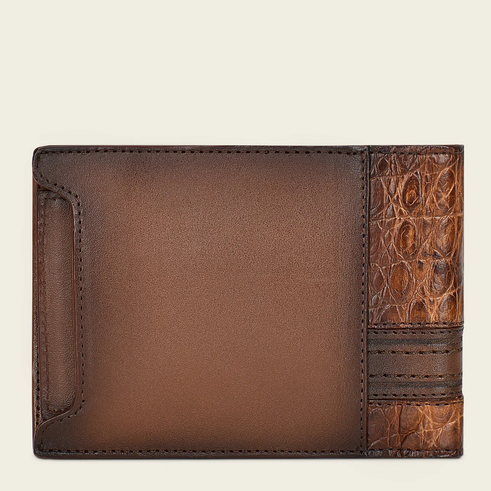 Bifold Honey Wallet in Genuine Fuscus with Card Holder 7 Bifold Honey Wallet in Genuine Fuscus with Card Holder