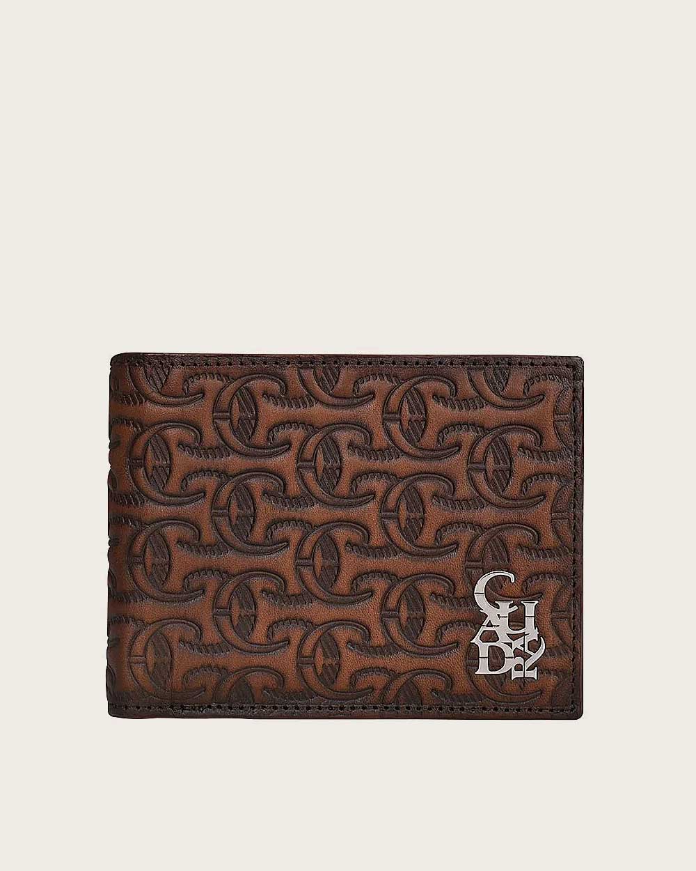 Men’s Bi-Fold Wallet in Honey Cowhide Leather