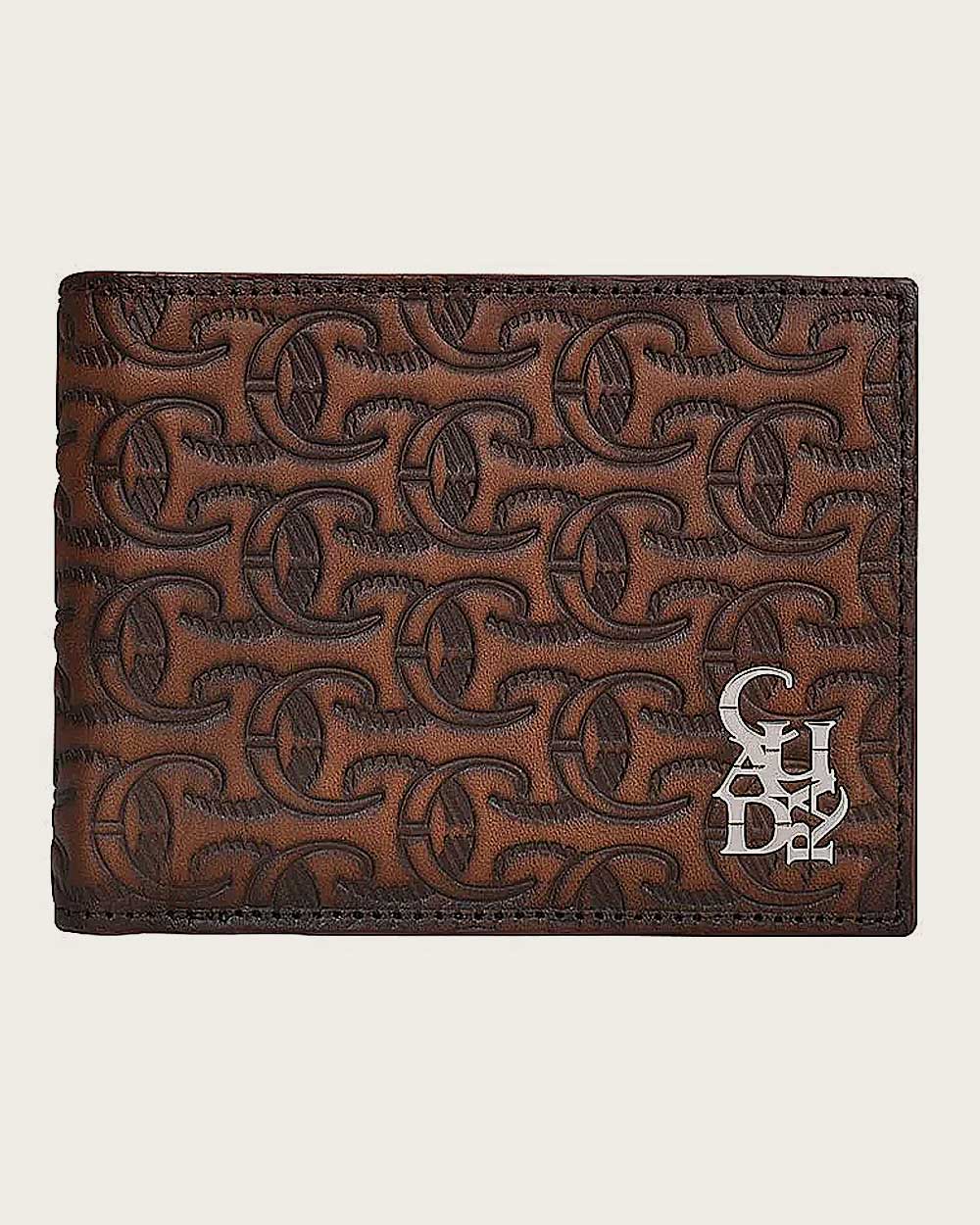 Men’s Bi-Fold Wallet in Honey Cowhide Leather