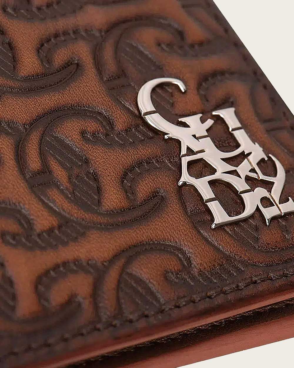 Men’s Bi-Fold Wallet in Honey Cowhide Leather