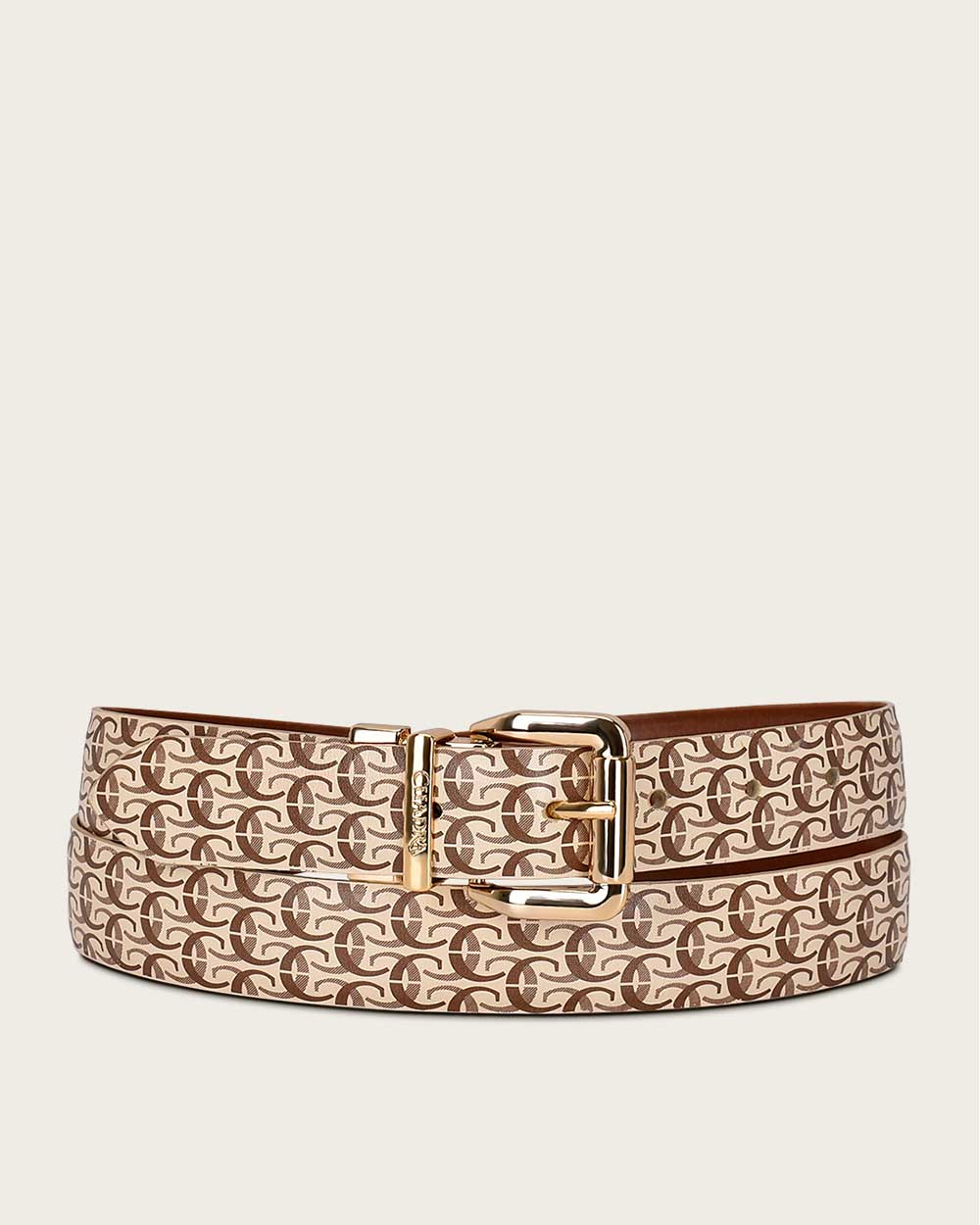 Cuadra Beige Casual Fashion Cowhide Belt for Woman 11 Cuadra Beige Casual Fashion Cowhide Belt for Woman