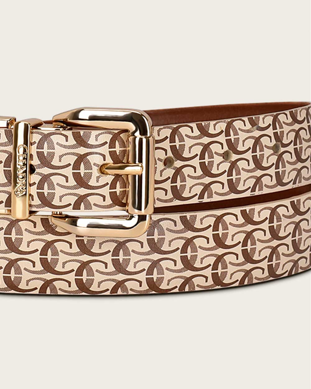 Cuadra Beige Casual Fashion Cowhide Belt for Woman 14 Cuadra Beige Casual Fashion Cowhide Belt for Woman